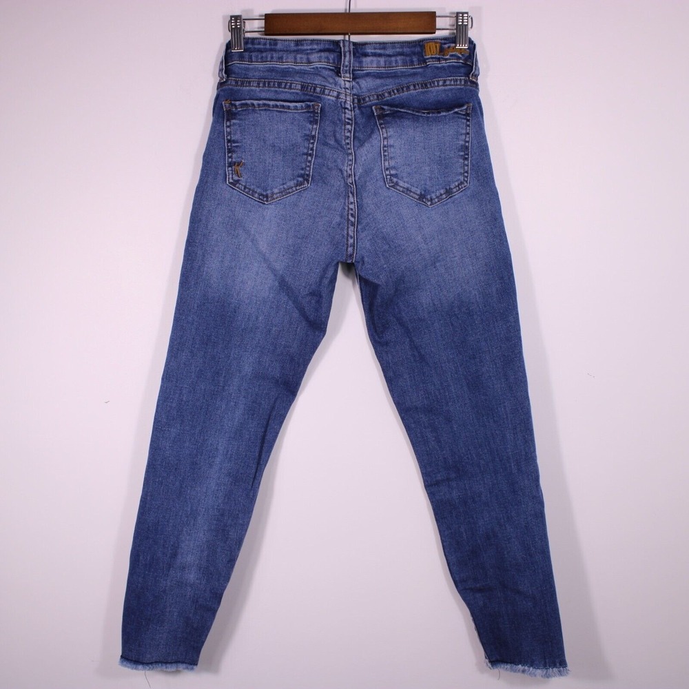 KUT from the Kloth Janet Jeans Womens 4 Ankle Skinny Distressed Casual 29x26 - Picture 2 of 16